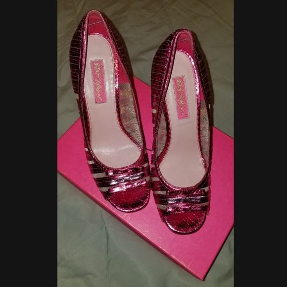 Betsey Johnson Deandra Peeptoe Pumps - Picture 3 of 8